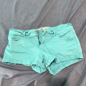 Hollister Teal Shorts